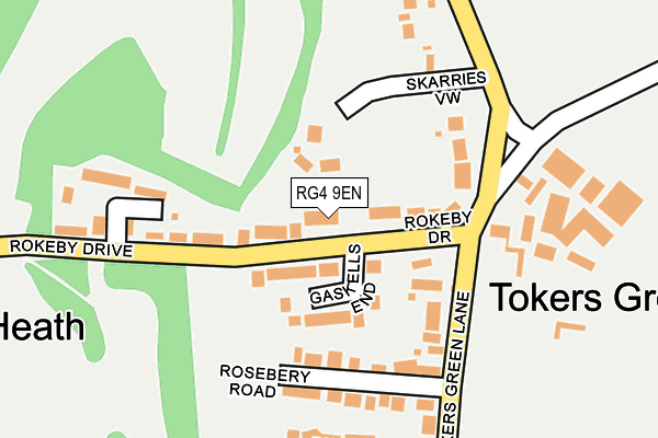 RG4 9EN map - OS OpenMap – Local (Ordnance Survey)