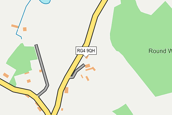 RG4 9QH map - OS OpenMap – Local (Ordnance Survey)