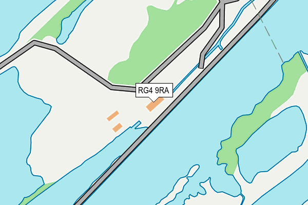 RG4 9RA map - OS OpenMap – Local (Ordnance Survey)