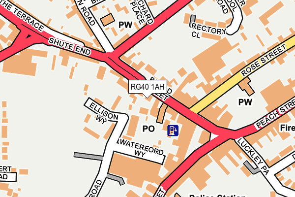 Map of BERKSHIRE VIDEO SERVICES LTD at local scale