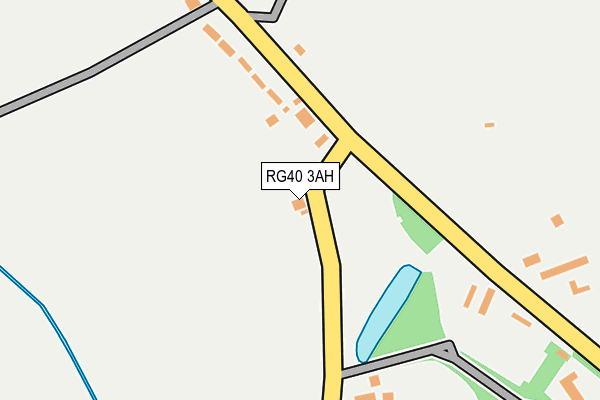 RG40 3AH map - OS OpenMap – Local (Ordnance Survey)