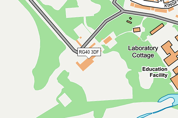 RG40 3DF map - OS OpenMap – Local (Ordnance Survey)
