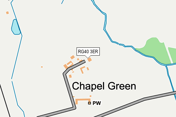 RG40 3ER map - OS OpenMap – Local (Ordnance Survey)