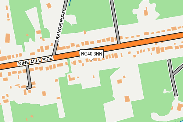 RG40 3NN map - OS OpenMap – Local (Ordnance Survey)