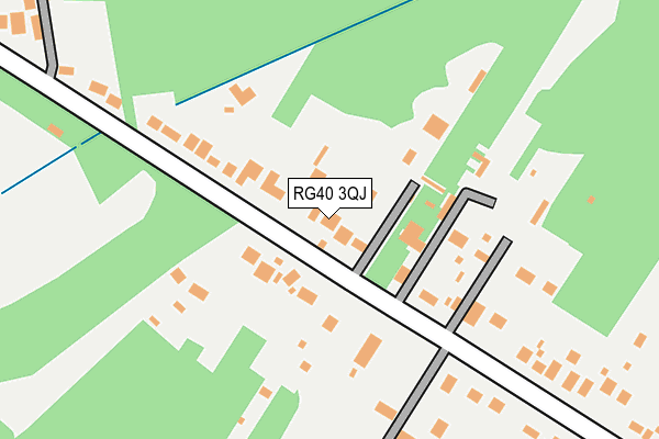 RG40 3QJ map - OS OpenMap – Local (Ordnance Survey)