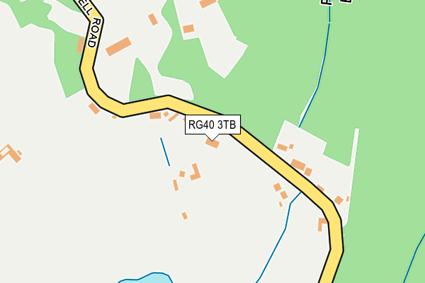 RG40 3TB map - OS OpenMap – Local (Ordnance Survey)