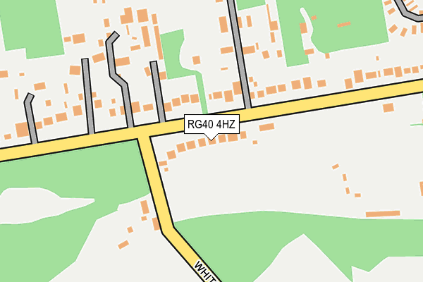 RG40 4HZ map - OS OpenMap – Local (Ordnance Survey)