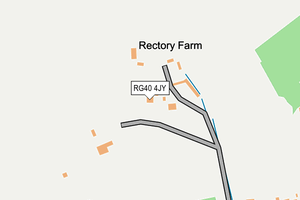 RG40 4JY map - OS OpenMap – Local (Ordnance Survey)