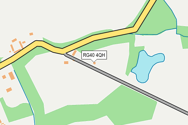RG40 4QH map - OS OpenMap – Local (Ordnance Survey)