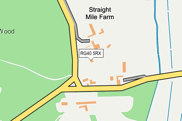 RG40 5RX map - OS OpenMap – Local (Ordnance Survey)