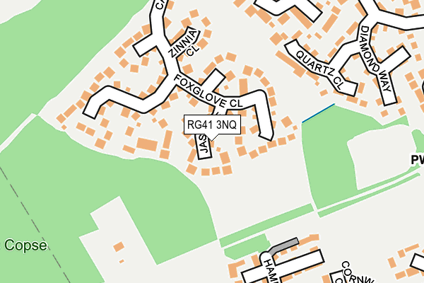 RG41 3NQ map - OS OpenMap – Local (Ordnance Survey)