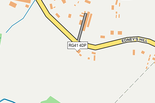 RG41 4DP map - OS OpenMap – Local (Ordnance Survey)