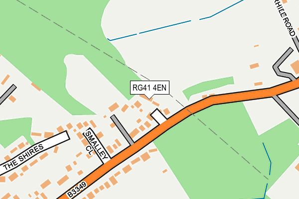 RG41 4EN map - OS OpenMap – Local (Ordnance Survey)