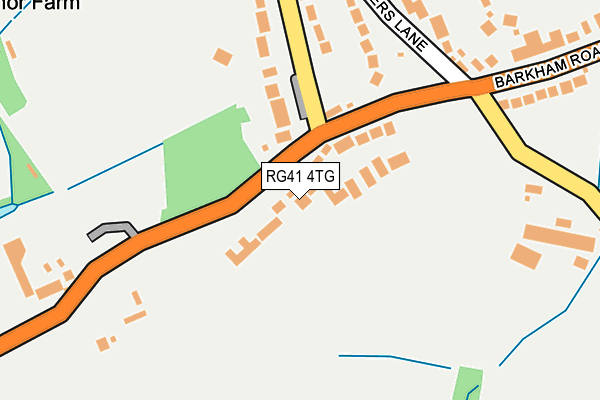 Map of BARKHAM HILL INTERIORS LIMITED at local scale