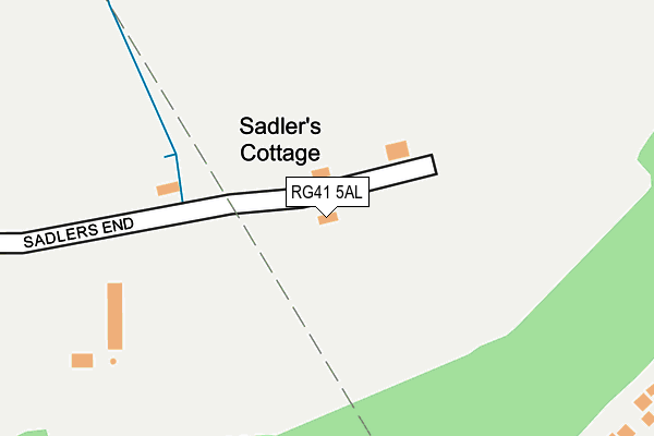 RG41 5AL map - OS OpenMap – Local (Ordnance Survey)