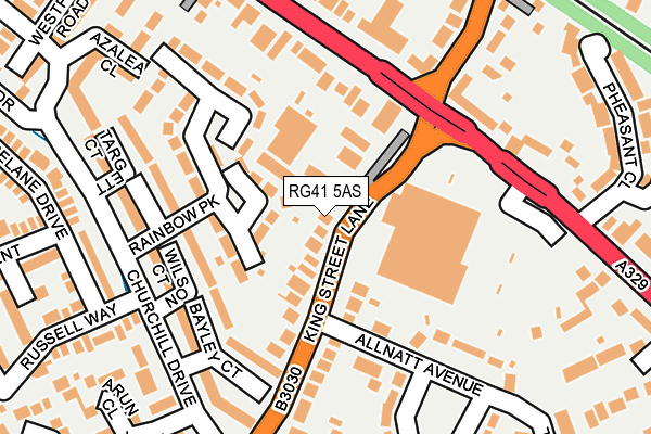 Map of FENCING PRODUCTS LIMITED at local scale