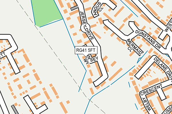 RG41 5FT map - OS OpenMap – Local (Ordnance Survey)