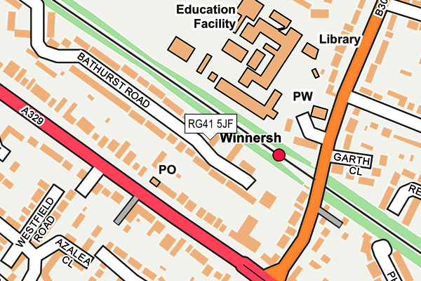 Map of WHC PROPERTIES LTD at local scale