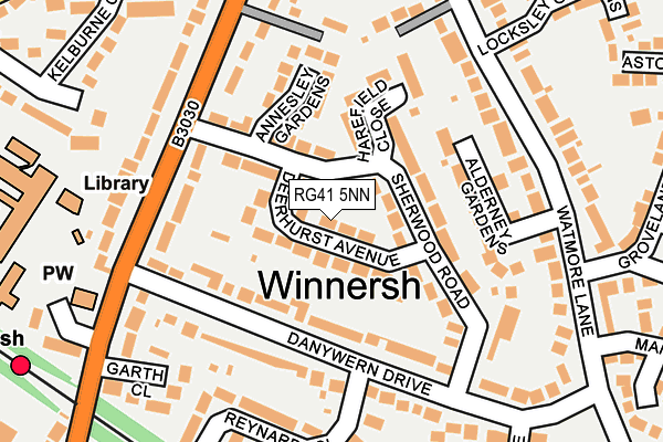 RG41 5NN map - OS OpenMap – Local (Ordnance Survey)