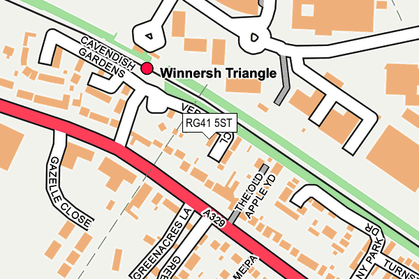 Map of CDP CONTRACTING LTD at local scale