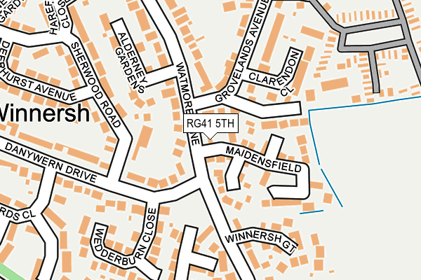 RG41 5TH map - OS OpenMap – Local (Ordnance Survey)