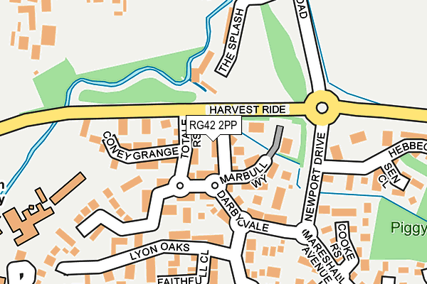 RG42 2PP map - OS OpenMap – Local (Ordnance Survey)