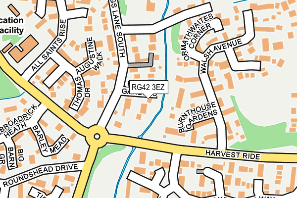 RG42 3EZ map - OS OpenMap – Local (Ordnance Survey)