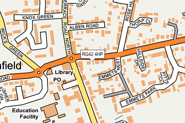 Map of GH FILM SERVICES LTD at local scale