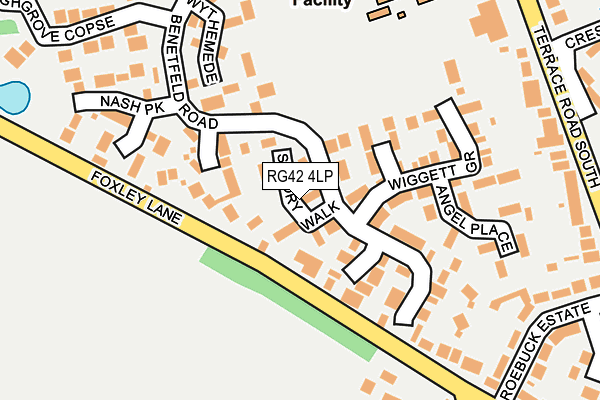 RG42 4LP map - OS OpenMap – Local (Ordnance Survey)