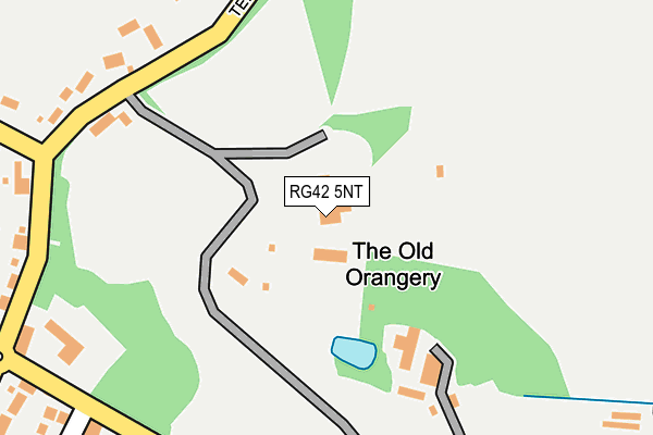 RG42 5NT map - OS OpenMap – Local (Ordnance Survey)