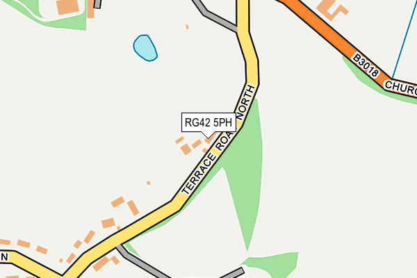 RG42 5PH map - OS OpenMap – Local (Ordnance Survey)