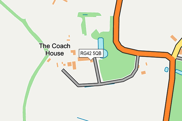 RG42 5QB map - OS OpenMap – Local (Ordnance Survey)