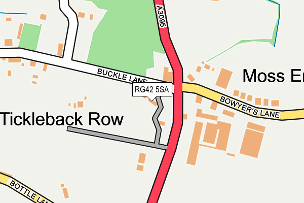 RG42 5SA map - OS OpenMap – Local (Ordnance Survey)