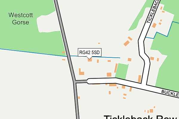 RG42 5SD map - OS OpenMap – Local (Ordnance Survey)