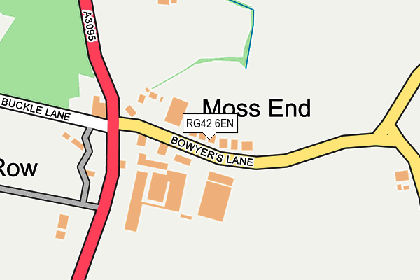 RG42 6EN map - OS OpenMap – Local (Ordnance Survey)