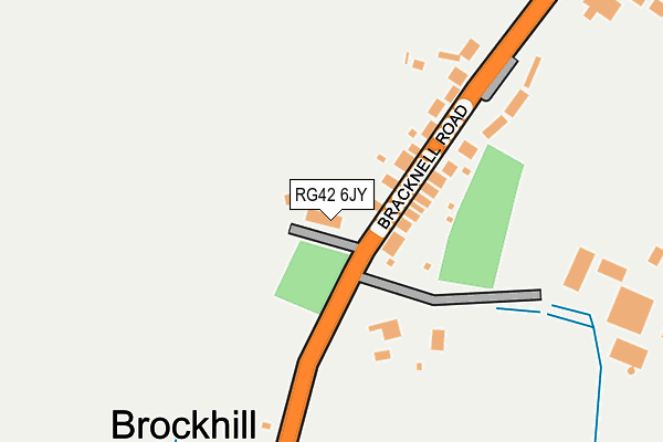 RG42 6JY map - OS OpenMap – Local (Ordnance Survey)