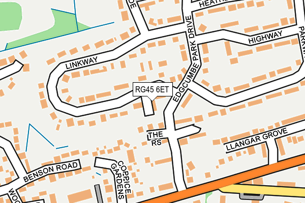 RG45 6ET map - OS OpenMap – Local (Ordnance Survey)
