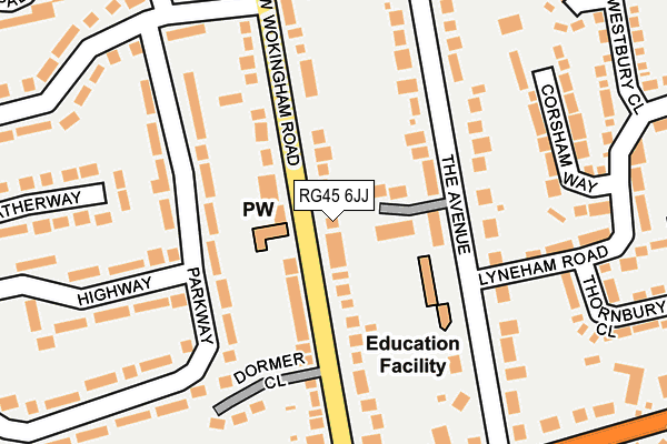 Map of ZEBRA PROPERTY MANAGEMENT LIMITED at local scale