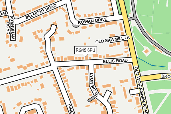 Map of CROWTHORNE ELECTRICAL SERVICES LIMITED at local scale