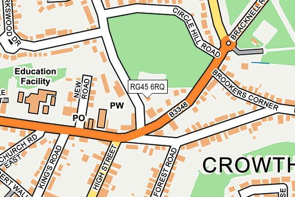 Map of CROESO MANAGEMENT COMPANY LIMITED at local scale