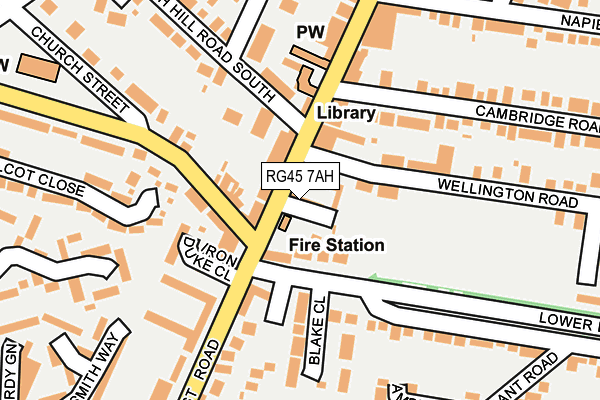 Map of THE CROISSANT CAFÉ 2019 LTD at local scale