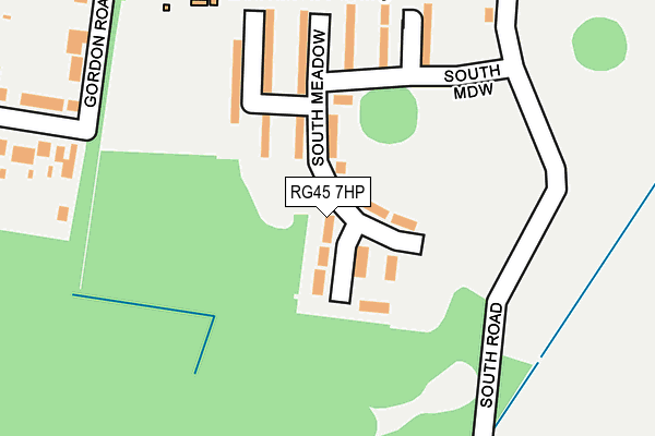 RG45 7HP map - OS OpenMap – Local (Ordnance Survey)