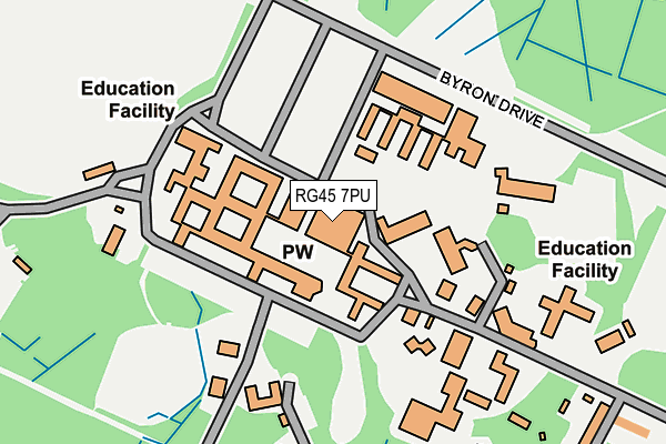Map of WELLINGTON COLLEGE EDUCATIONAL ENTERPRISES LTD at local scale