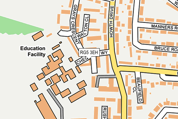 RG5 3EH map - OS OpenMap – Local (Ordnance Survey)