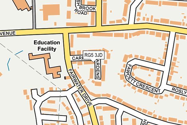 Map of ERIKA CARE SERVICES LTD at local scale