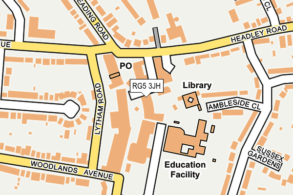 Map of WOODLEY SCISSORS LIMITED at local scale