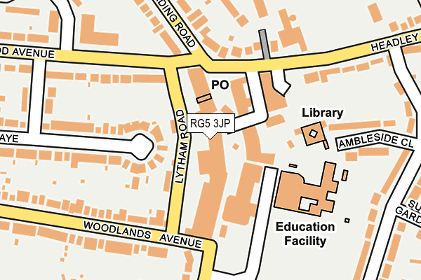 Map of ARCHITECTURAL METALS LIMITED at local scale