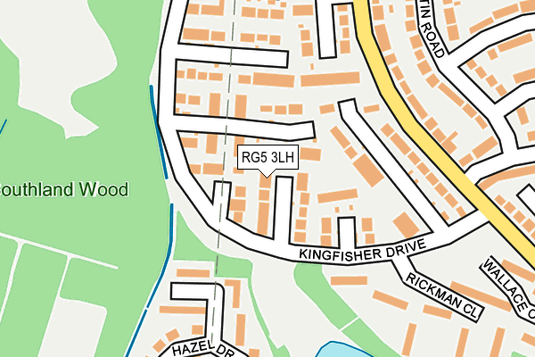 RG5 3LH map - OS OpenMap – Local (Ordnance Survey)