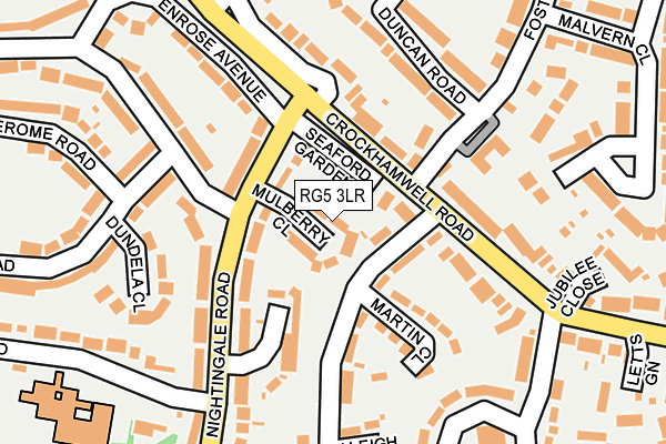 RG5 3LR map - OS OpenMap – Local (Ordnance Survey)