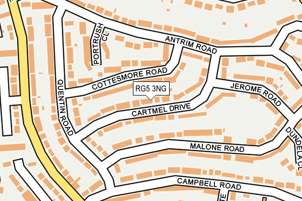Map of GRANGE PROPERTIES LIMITED at local scale